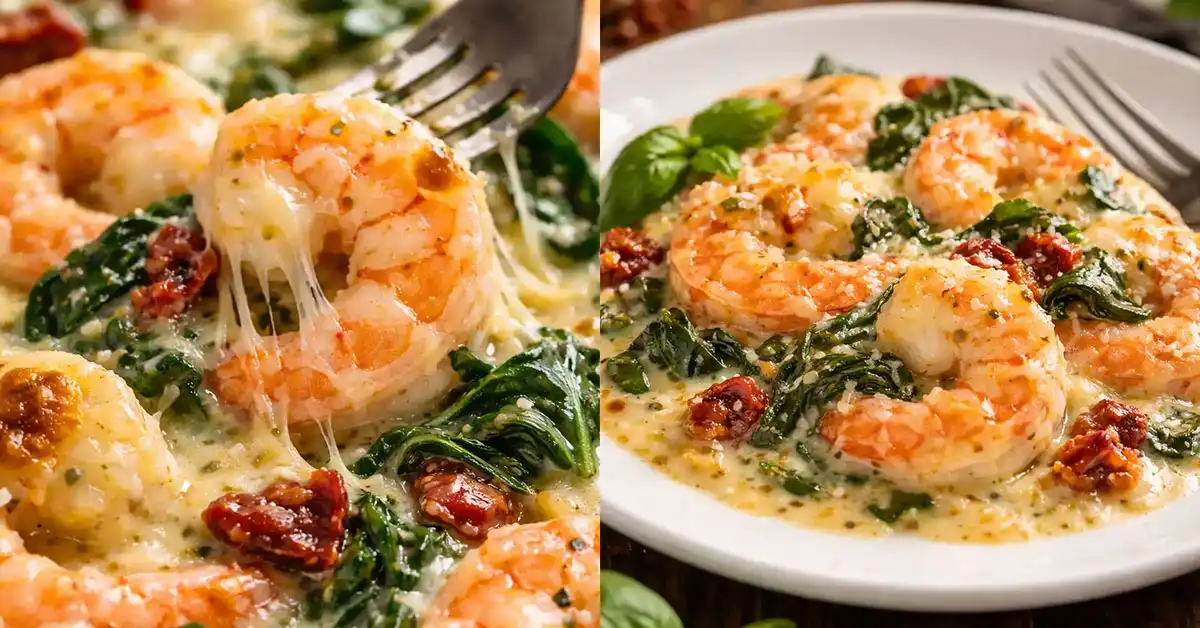 Low-Carb Shrimp Tuscan Bake recipe