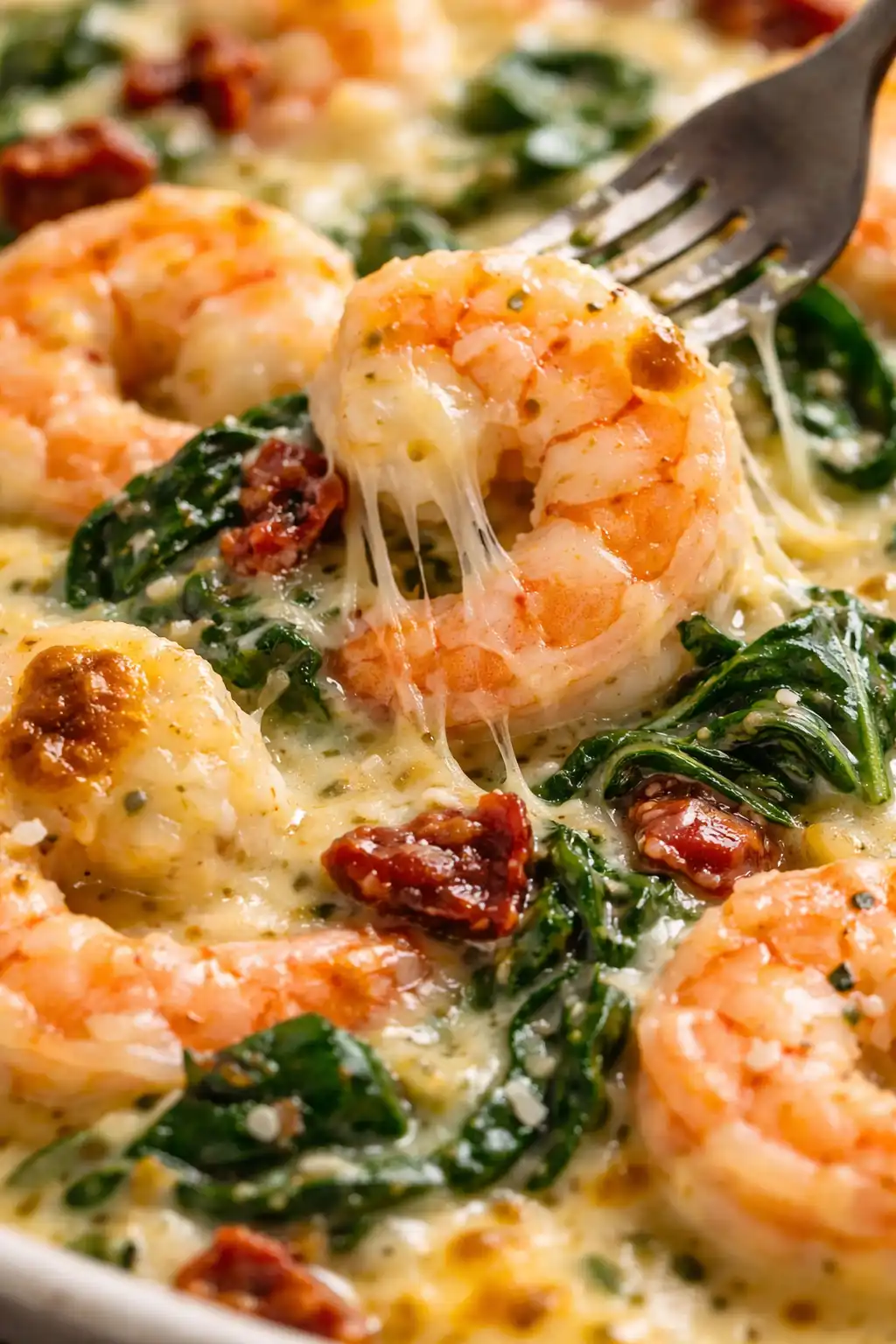 creamy low carb tuscan shrimp