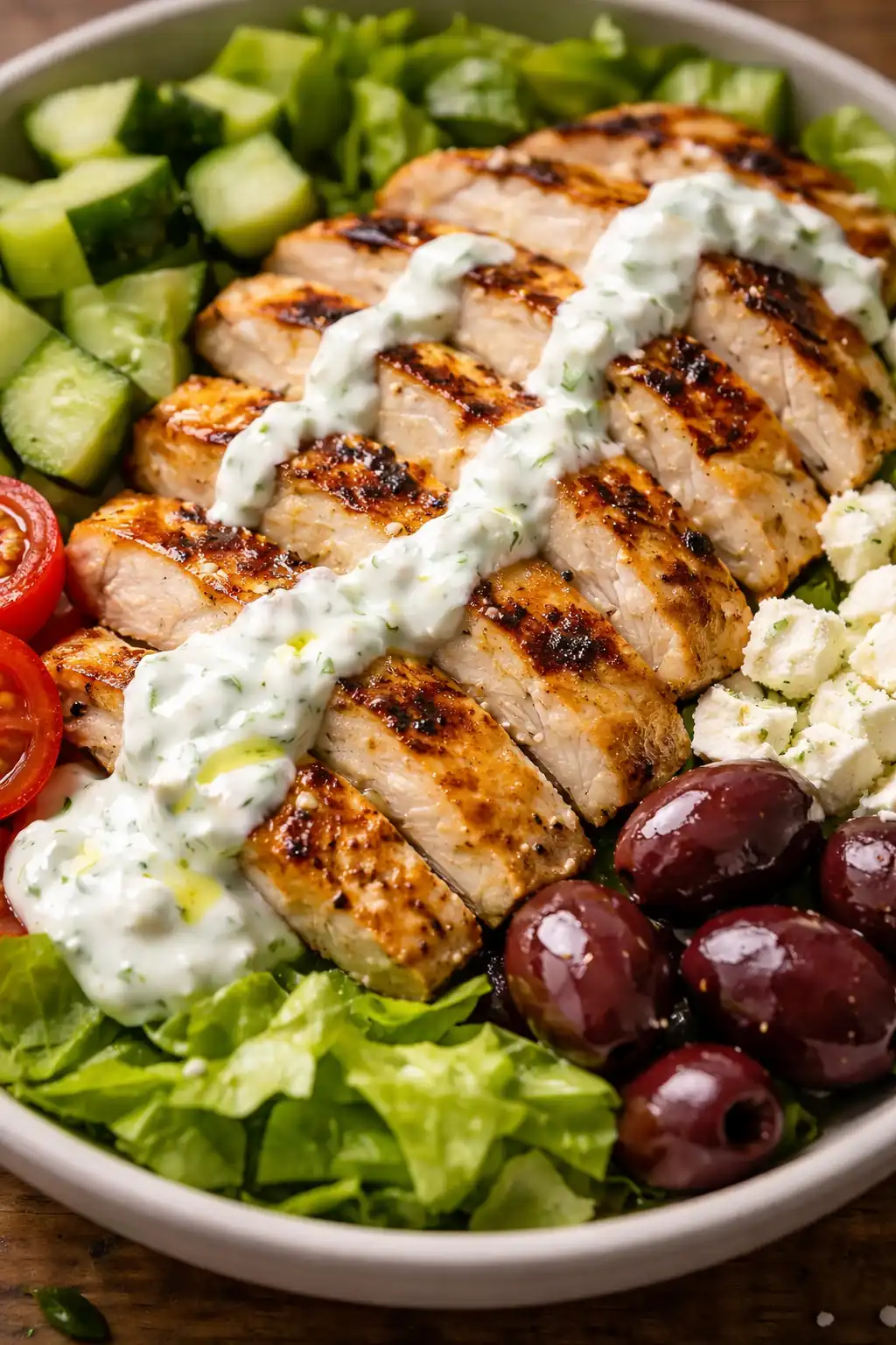 low-carb greek chicken bowls keto-gluten free
